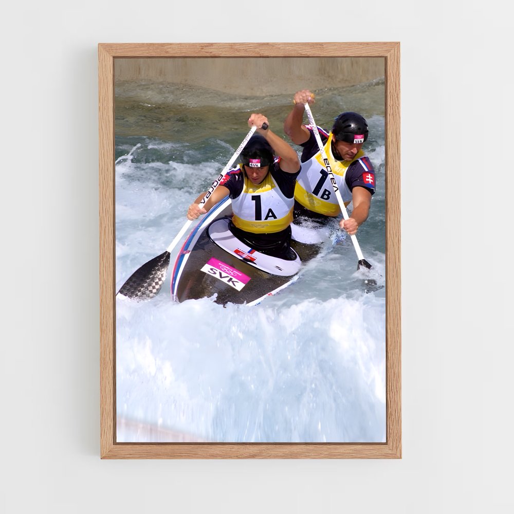 Poster Pagaie Olympique – affiche Canoë-kayak (vue 4)